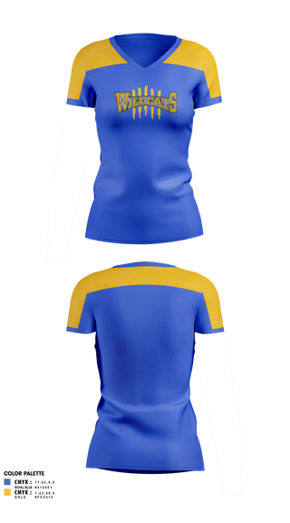 Womens Short Sleeve Vneck Shirt, Richwoods Cheer, Cheer, Teamtime, Team time, sublimation, custom sports apparel, team uniforms, spirit wear, spiritwear, sports uniforms, custom shirts, team store, custom team store, fundraiser sports, apparel fundraiser