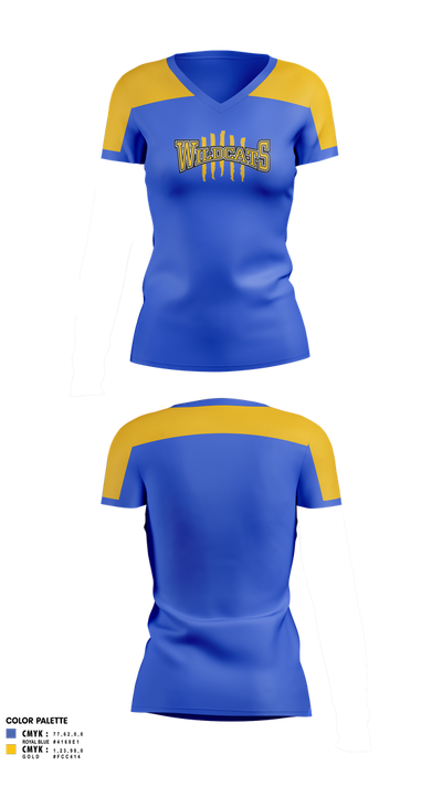 Richwoods Cheer Women's Short Sleeve V-neck Shirt - 2 (1)