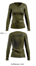 Laurel county sheriffs office Women's Long Sleeve V-neck Shirt - 11