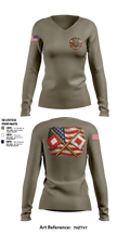 163 S6 Women's Long Sleeve V-neck Shirt - 6