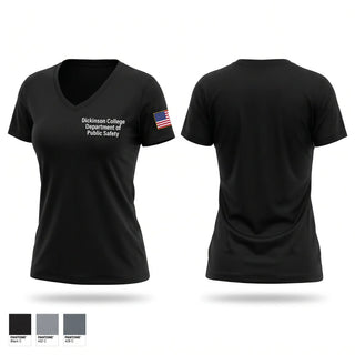 Womens Short Sleeve Vneck Shirt, Dickinson College Department of Public Safety, Police, Teamtime, Team time, sublimation, custom sports apparel, team uniforms, spirit wear, spiritwear, sports uniforms, custom shirts, team store, custom team store, fundraiser sports, apparel fundraiser