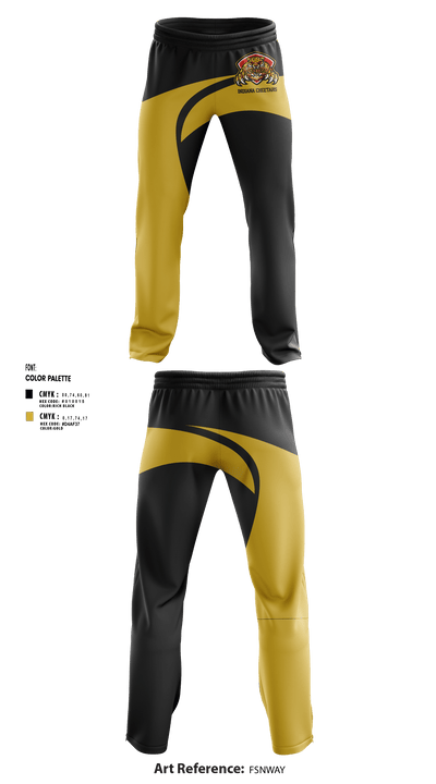Indiana Cheetahs 2015732 Sweatpants - 1