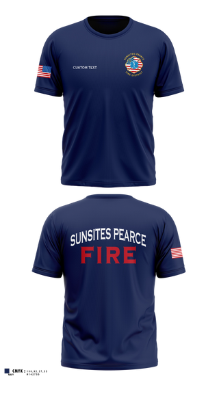 Short Sleeve Performance Shirt, Sunsites-Pearce Fire District, Fire Department, Teamtime, Team time, sublimation, custom sports apparel, team uniforms, spirit wear, spiritwear, sports uniforms, custom shirts, team store, custom team store, fundraiser sports, apparel fundraiser