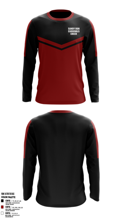 Sandy Run Cardinals 11223465 Long Sleeve Performance Shirt 1