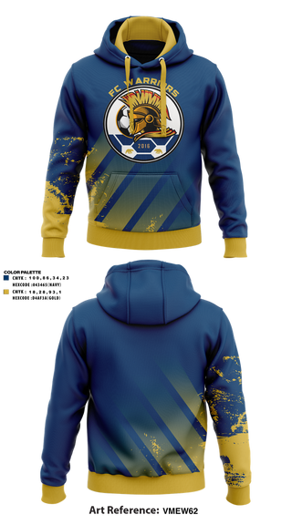 Hoodie, FC Warriors, Men's Soccer, Teamtime, Team time, sublimation, custom sports apparel, team uniforms, spirit wear, spiritwear, sports uniforms, custom shirts, team store, custom team store, fundraiser sports, apparel fundraiser