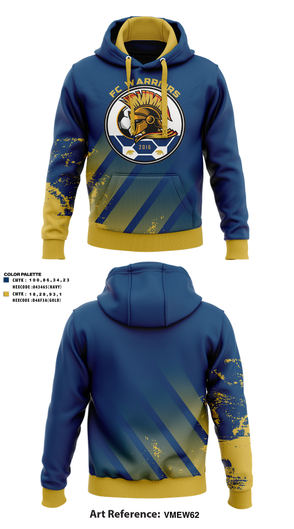 Hoodie, FC Warriors, Men's Soccer, Teamtime, Team time, sublimation, custom sports apparel, team uniforms, spirit wear, spiritwear, sports uniforms, custom shirts, team store, custom team store, fundraiser sports, apparel fundraiser