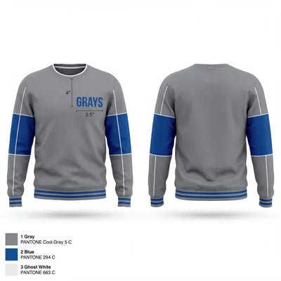 Grays (like the old Negro League team) 77949466 Crew Neck Sweatshirt - 1