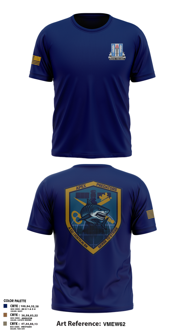 Short Sleeve Performance Shirt, Alpha Company, 205th MI BN, Army, Teamtime, Team time, sublimation, custom sports apparel, team uniforms, spirit wear, spiritwear, sports uniforms, custom shirts, team store, custom team store, fundraiser sports, apparel fundraiser