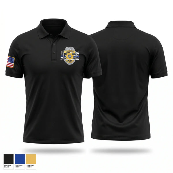 Short Sleeve Performance Polo, Hudson Police Department, Police, Teamtime, Team time, sublimation, custom sports apparel, team uniforms, spirit wear, spiritwear, sports uniforms, custom shirts, team store, custom team store, fundraiser sports, apparel fundraiser