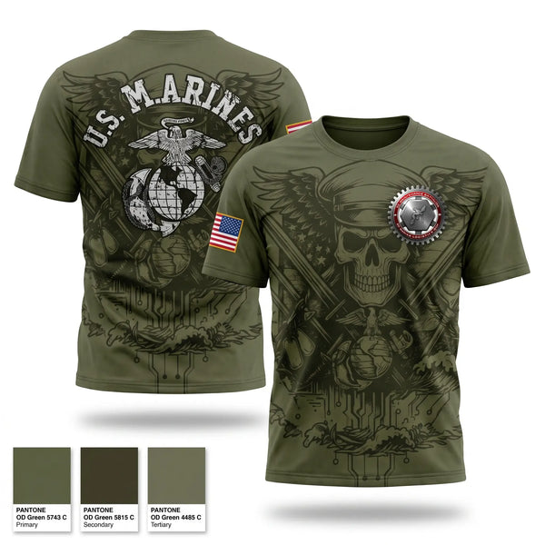Old School Cotton Feel Shirt, Utilities, Marines, Teamtime, Team time, sublimation, custom sports apparel, team uniforms, spirit wear, spiritwear, sports uniforms, custom shirts, team store, custom team store, fundraiser sports, apparel fundraiser