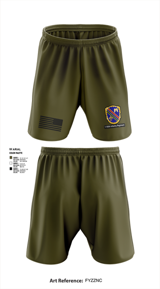 Athletic Shorts With Pockets, Co A, 1st-160th INF, 79th IBCT, , Teamtime, Team time, sublimation, custom sports apparel, team uniforms, spirit wear, spiritwear, sports uniforms, custom shirts, team store, custom team store, fundraiser sports, apparel fundraiser