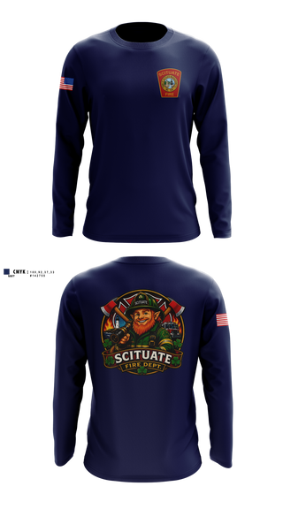 Long Sleeve Performance Shirt, Scituate Fire Department, Fire Department, Teamtime, Team time, sublimation, custom sports apparel, team uniforms, spirit wear, spiritwear, sports uniforms, custom shirts, team store, custom team store, fundraiser sports, apparel fundraiser