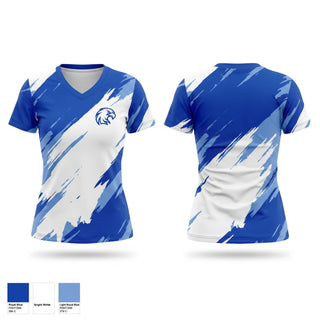 Womens Short Sleeve Vneck Shirt, Columbia High School Basketball, Men's Basketball, Teamtime, Team time, sublimation, custom sports apparel, team uniforms, spirit wear, spiritwear, sports uniforms, custom shirts, team store, custom team store, fundraiser sports, apparel fundraiser