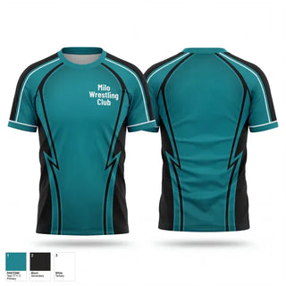 Short Sleeve Performance Shirt, Milo Wrestling Club, Wrestling, Teamtime, Team time, sublimation, custom sports apparel, team uniforms, spirit wear, spiritwear, sports uniforms, custom shirts, team store, custom team store, fundraiser sports, apparel fundraiser