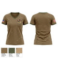 MED Women's Short Sleeve V-neck Shirt - 1