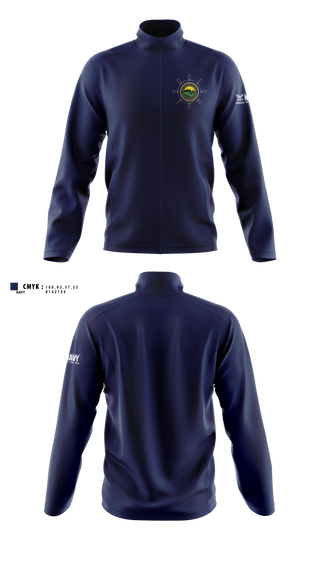 Fleece Jacket, NTAG HEARTLAND 2026, Navy, Teamtime, Team time, sublimation, custom sports apparel, team uniforms, spirit wear, spiritwear, sports uniforms, custom shirts, team store, custom team store, fundraiser sports, apparel fundraiser