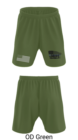 Athletic Shorts With Pockets, McBee Police Department, , Teamtime, Team time, sublimation, custom sports apparel, team uniforms, spirit wear, spiritwear, sports uniforms, custom shirts, team store, custom team store, fundraiser sports, apparel fundraiser