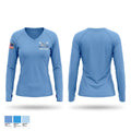 Kankakee JROTC 84843087 Women's Long Sleeve V-neck Shirt - 1