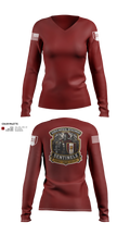 528th MED DET COSC Women's Long Sleeve V-neck Shirt - 42