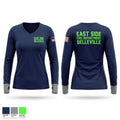 East Side Fire Department (Belleville) Women's Long Sleeve V-neck Shirt - 1