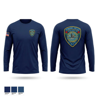 Long Sleeve Performance Shirt, Village of Newark police department, Police, Teamtime, Team time, sublimation, custom sports apparel, team uniforms, spirit wear, spiritwear, sports uniforms, custom shirts, team store, custom team store, fundraiser sports, apparel fundraiser
