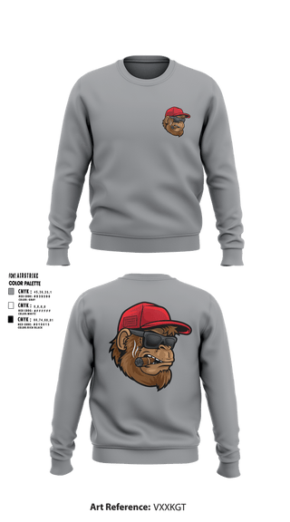 Crew Neck Sweatshirt, Monkey Business Motorcycke Hauling, , Teamtime, Team time, sublimation, custom sports apparel, team uniforms, spirit wear, spiritwear, sports uniforms, custom shirts, team store, custom team store, fundraiser sports, apparel fundraiser