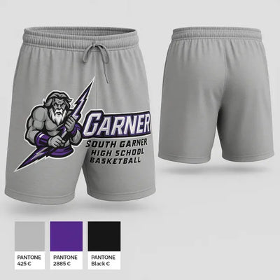 South Garner High School Basketball Athletic Shorts With Pockets - 21
