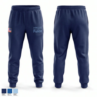 Sweatpants, United States Federal Reserve Police, Police, Teamtime, Team time, sublimation, custom sports apparel, team uniforms, spirit wear, spiritwear, sports uniforms, custom shirts, team store, custom team store, fundraiser sports, apparel fundraiser