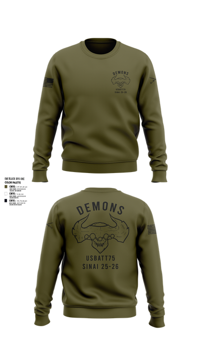 D-co 1-173 1st PLT 21707441 Crew Neck Sweatshirt - 103