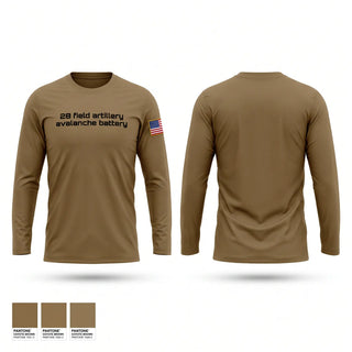 Long Sleeve Performance Shirt, 2-8 field artillery avalanche battery, Army, Teamtime, Team time, sublimation, custom sports apparel, team uniforms, spirit wear, spiritwear, sports uniforms, custom shirts, team store, custom team store, fundraiser sports, apparel fundraiser