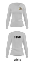 Fayette County Sheriff’s Office 83953047 Women's Long Sleeve V-neck Shirt - 11