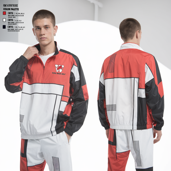 Windbreaker, Waco High Golf, Golf, Teamtime, Team time, sublimation, custom sports apparel, team uniforms, spirit wear, spiritwear, sports uniforms, custom shirts, team store, custom team store, fundraiser sports, apparel fundraiser