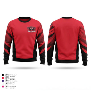 Crew Neck Sweatshirt, Carolina Track Hawks, Track & Field, Teamtime, Team time, sublimation, custom sports apparel, team uniforms, spirit wear, spiritwear, sports uniforms, custom shirts, team store, custom team store, fundraiser sports, apparel fundraiser