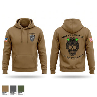 Hoodie, 451 B Co Los Bastardos451 B Co Los Bastardos, Army, Teamtime, Team time, sublimation, custom sports apparel, team uniforms, spirit wear, spiritwear, sports uniforms, custom shirts, team store, custom team store, fundraiser sports, apparel fundraiser