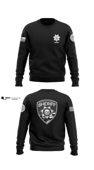 Crew Neck Sweatshirt, Hawai’i Department of Law Enforcement- Sheriff Division, Police, Teamtime, Team time, sublimation, custom sports apparel, team uniforms, spirit wear, spiritwear, sports uniforms, custom shirts, team store, custom team store, fundraiser sports, apparel fundraiser