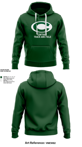 Hoodie, Central, Track & Field, Teamtime, Team time, sublimation, custom sports apparel, team uniforms, spirit wear, spiritwear, sports uniforms, custom shirts, team store, custom team store, fundraiser sports, apparel fundraiser