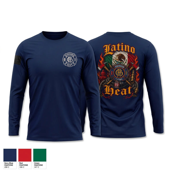Long Sleeve Performance Shirt, Engine 73, Fire Department, Teamtime, Team time, sublimation, custom sports apparel, team uniforms, spirit wear, spiritwear, sports uniforms, custom shirts, team store, custom team store, fundraiser sports, apparel fundraiser