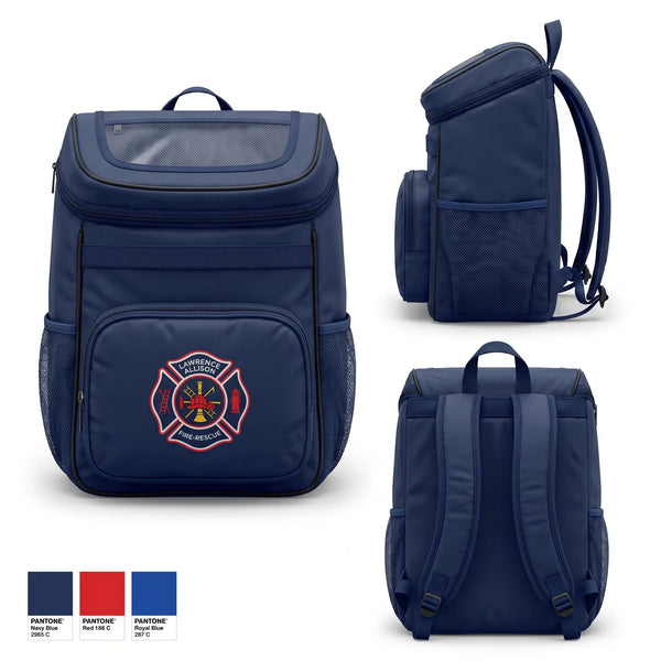 Gear Bag, Lawrence-Allison Fire Protection District, Fire Department, Teamtime, Team time, sublimation, custom sports apparel, team uniforms, spirit wear, spiritwear, sports uniforms, custom shirts, team store, custom team store, fundraiser sports, apparel fundraiser