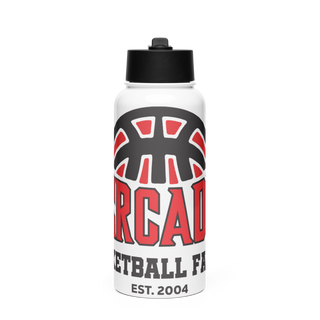 Mercadel Basketball Stainless Steel Water Bottle with a Straw Lid