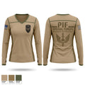 PIF 16125744 Women's Long Sleeve V-neck Shirt - 1