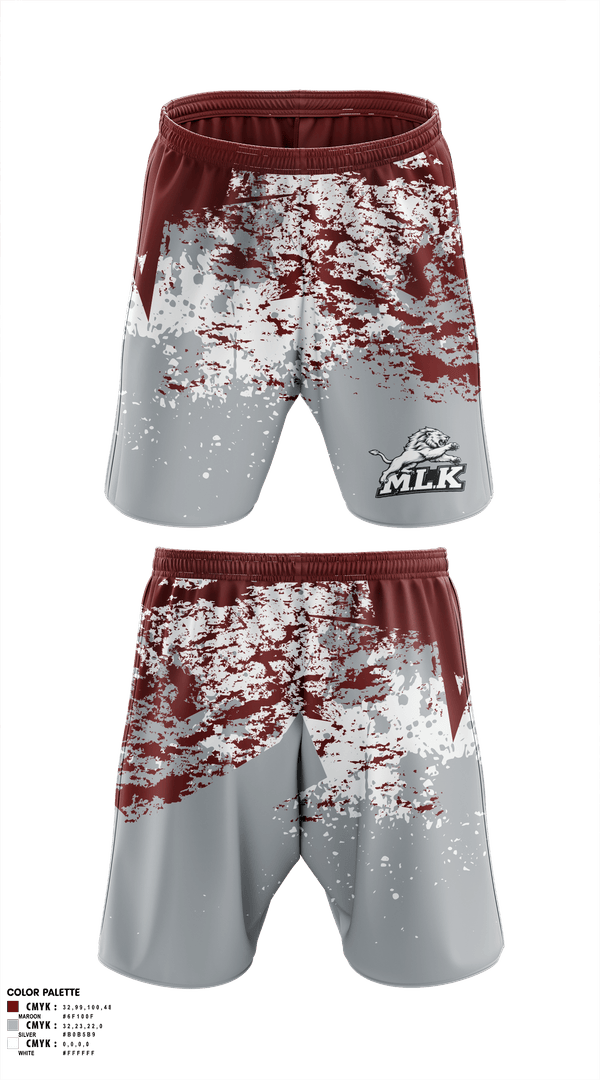 Mens Soccer Shorts, MLK Lions Soccer, Men's Soccer, Teamtime, Team time, sublimation, custom sports apparel, team uniforms, spirit wear, spiritwear, sports uniforms, custom shirts, team store, custom team store, fundraiser sports, apparel fundraiser