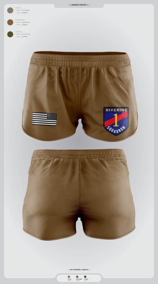 Ranger Panties, Riverine Squadron One, , Teamtime, Team time, sublimation, custom sports apparel, team uniforms, spirit wear, spiritwear, sports uniforms, custom shirts, team store, custom team store, fundraiser sports, apparel fundraiser