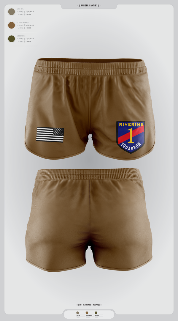 Ranger Panties, Riverine Squadron One, , Teamtime, Team time, sublimation, custom sports apparel, team uniforms, spirit wear, spiritwear, sports uniforms, custom shirts, team store, custom team store, fundraiser sports, apparel fundraiser