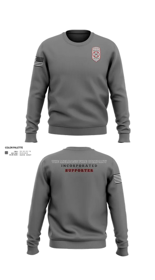 Crew Neck Sweatshirt, The Melrose Fire Company Incorporated, , Teamtime, Team time, sublimation, custom sports apparel, team uniforms, spirit wear, spiritwear, sports uniforms, custom shirts, team store, custom team store, fundraiser sports, apparel fundraiser