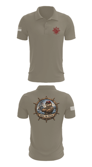 Short Sleeve Performance Polo, 5th Transportation Company, Army, Teamtime, Team time, sublimation, custom sports apparel, team uniforms, spirit wear, spiritwear, sports uniforms, custom shirts, team store, custom team store, fundraiser sports, apparel fundraiser
