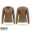 Traffic Women's Long Sleeve V-neck Shirt - 1