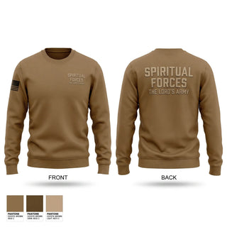 Crew Neck Sweatshirt, Spiritual Forces The Lords Army, Police, Teamtime, Team time, sublimation, custom sports apparel, team uniforms, spirit wear, spiritwear, sports uniforms, custom shirts, team store, custom team store, fundraiser sports, apparel fundraiser