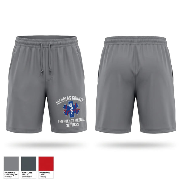 Athletic Shorts With Pockets, Nicholas County EMS, EMS/EMT, Teamtime, Team time, sublimation, custom sports apparel, team uniforms, spirit wear, spiritwear, sports uniforms, custom shirts, team store, custom team store, fundraiser sports, apparel fundraiser