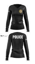 Nashville Police Department Women's Long Sleeve V-neck Shirt - 100