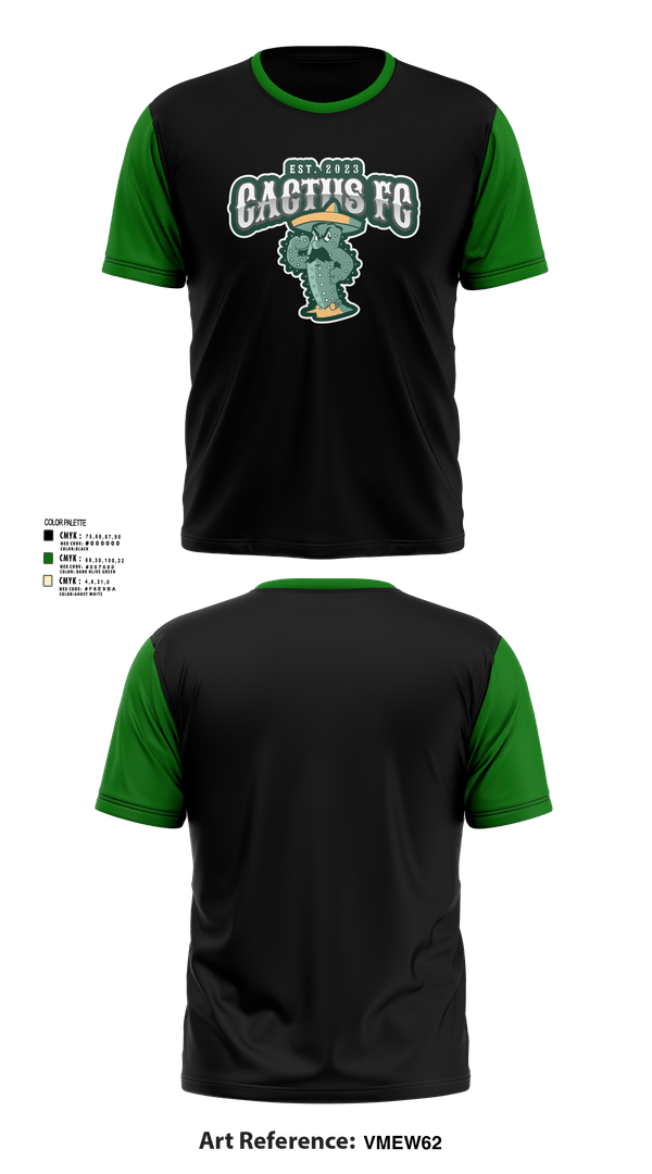 Short Sleeve Performance Shirt, Cactus Fc, Men's Soccer, Teamtime, Team time, sublimation, custom sports apparel, team uniforms, spirit wear, spiritwear, sports uniforms, custom shirts, team store, custom team store, fundraiser sports, apparel fundraiser